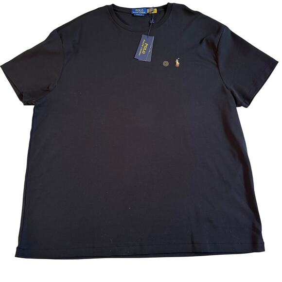 Polo Ralph Lauren Classic Fit Cotton Short Sleeve Crewneck T-Shirt Black Sz XXL - Picture 5 of 12